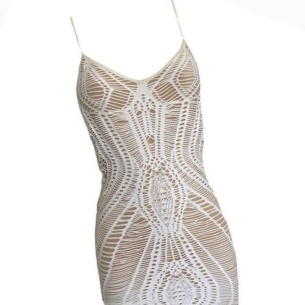 Vintage bebe Cutout Bodycon Dress Size M/L
